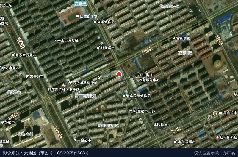 圆梦创业孵化基地卫星位置示意图