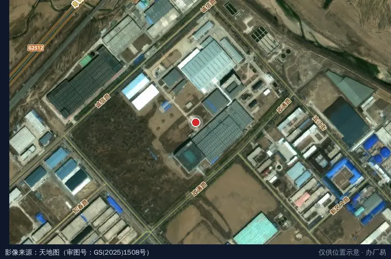 清河门区创业孵化基地卫星位置示意图