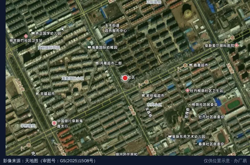 辽宁工程技术大学-大学生创业孵化基地卫星位置示意图