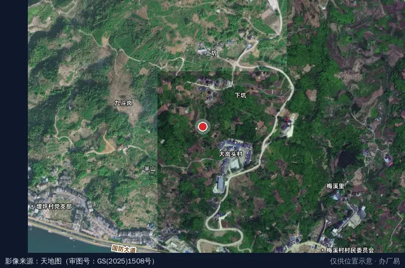 福鼎市人力资源产业园卫星位置示意图