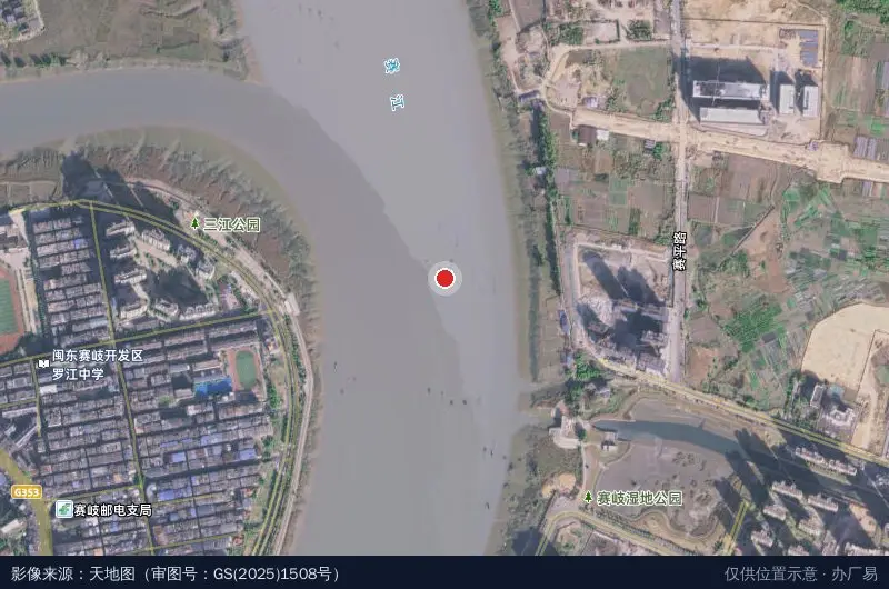 福安经济开发区卫星位置示意图
