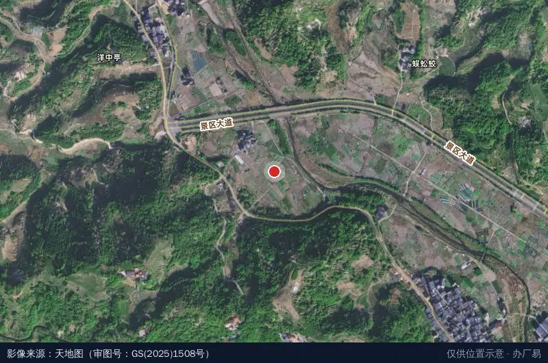 畲族经济开发区卫星位置示意图
