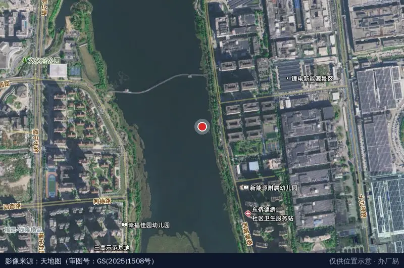 盛辉宁德物流园卫星位置示意图