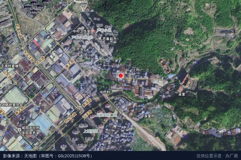 福安市大学生创业园卫星位置示意图