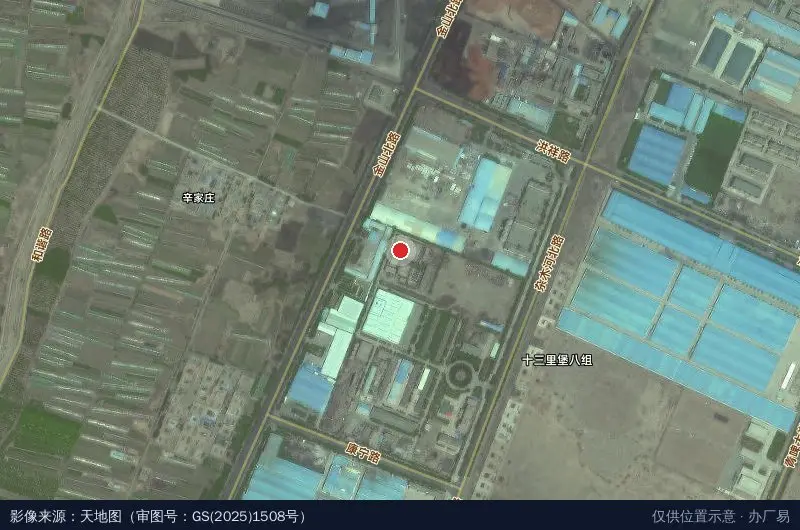 武威工业园区卫星位置示意图