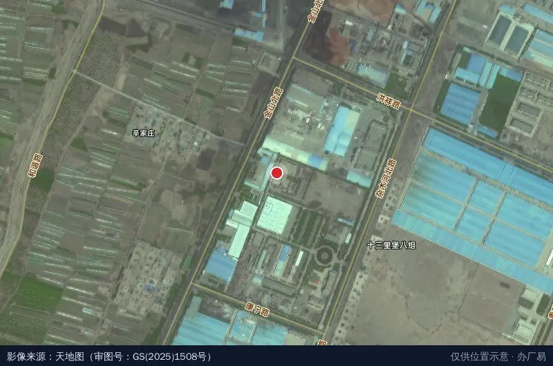 武威市检察机关驻武威工业园检察服务室卫星位置示意图