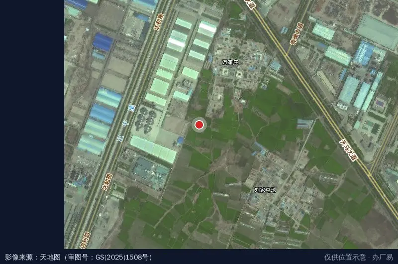 城东工业生态园卫星位置示意图