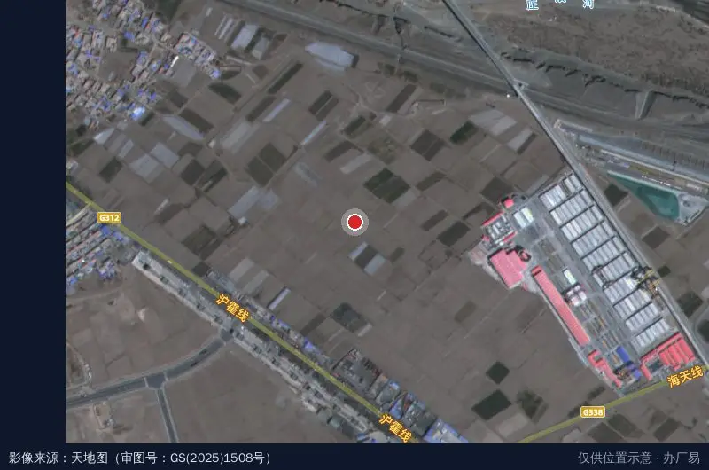 裕程中药材产业园卫星位置示意图