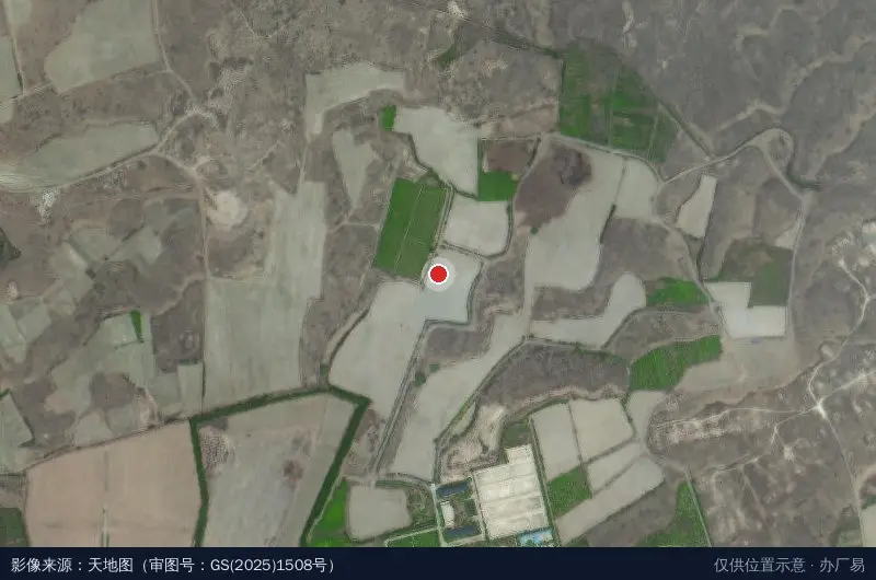 大漠绿洲生态产业园卫星位置示意图