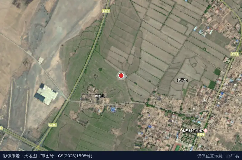 华瑞综合产业园营销中心卫星位置示意图