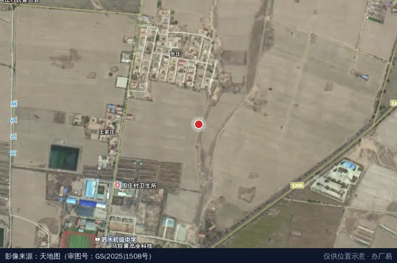 腾格里产业孵化中心卫星位置示意图