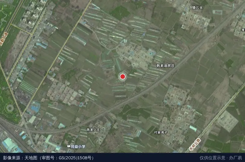 武威高新农资公司卫星位置示意图