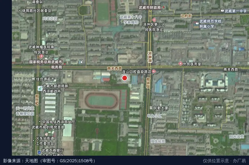 新威科技卫星位置示意图