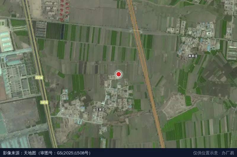 金沙物流园-B区卫星位置示意图