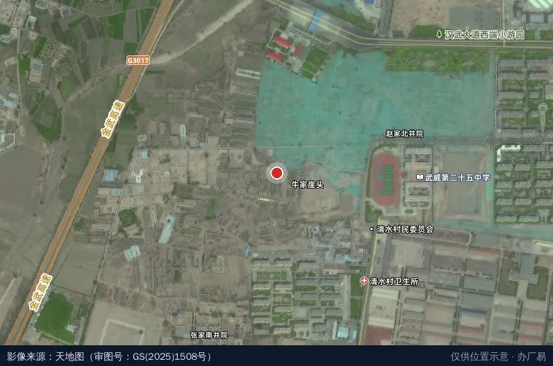 隆安物流园卫星位置示意图