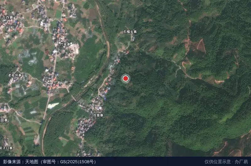 昭平县大兀山瑶韵茶产业示范区卫星位置示意图