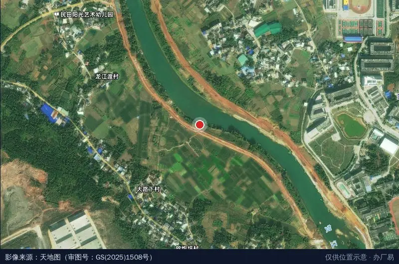 绿树环保科技有限公司厂区卫星位置示意图