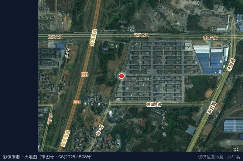 河南工业园区-6栋卫星位置示意图