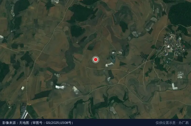 正龙乡金泰肉牛产业示范园卫星位置示意图