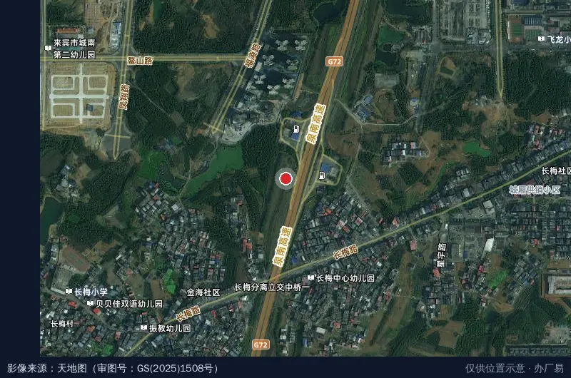 青睿城市环保科技有限公司卫星位置示意图