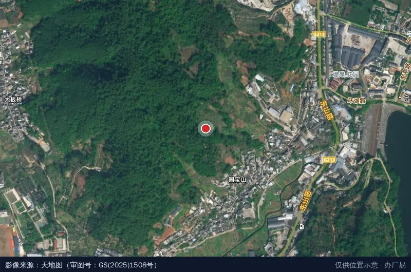 云南思茅产业园区宁洱片区发展中心卫星位置示意图