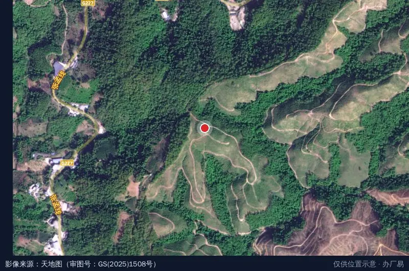 思茅生物医药产业园建设项目指挥部卫星位置示意图