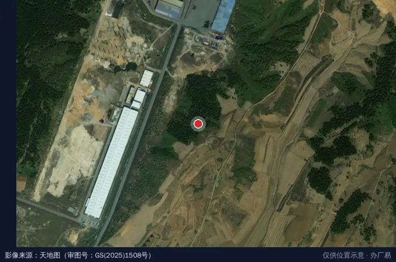 抚顺罕王重工铸锻产业园卫星位置示意图