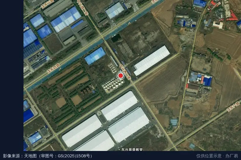 军创保障服务产业孵化基地卫星位置示意图