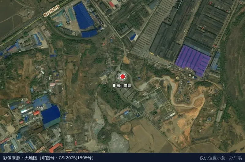 抚顺经济开发区汕头耐火厂卫星位置示意图