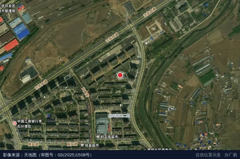 抚顺市经济开发区城乡管理综合行政执法局卫星位置示意图