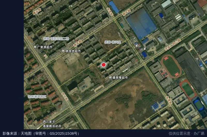 沈抚改革创新示范区市民服务中心卫星位置示意图