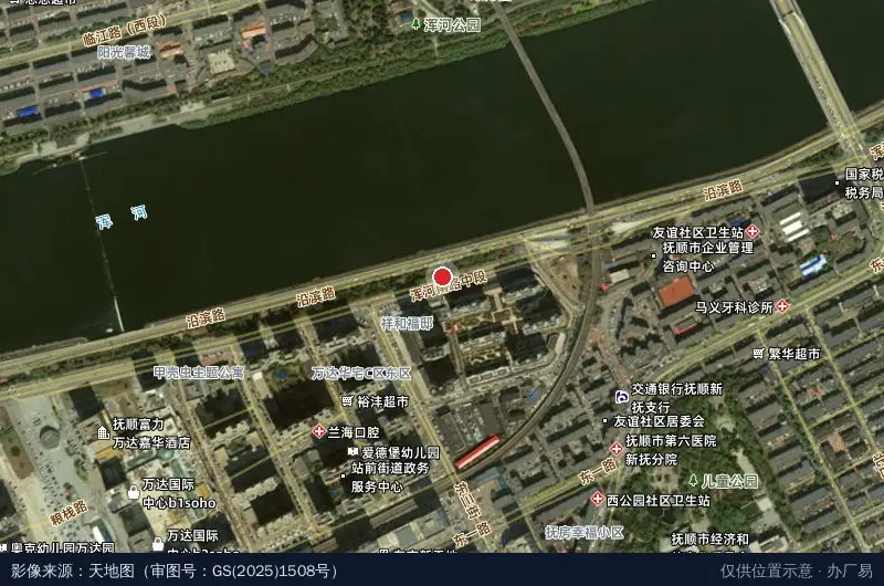 嘉隆创业街区卫星位置示意图