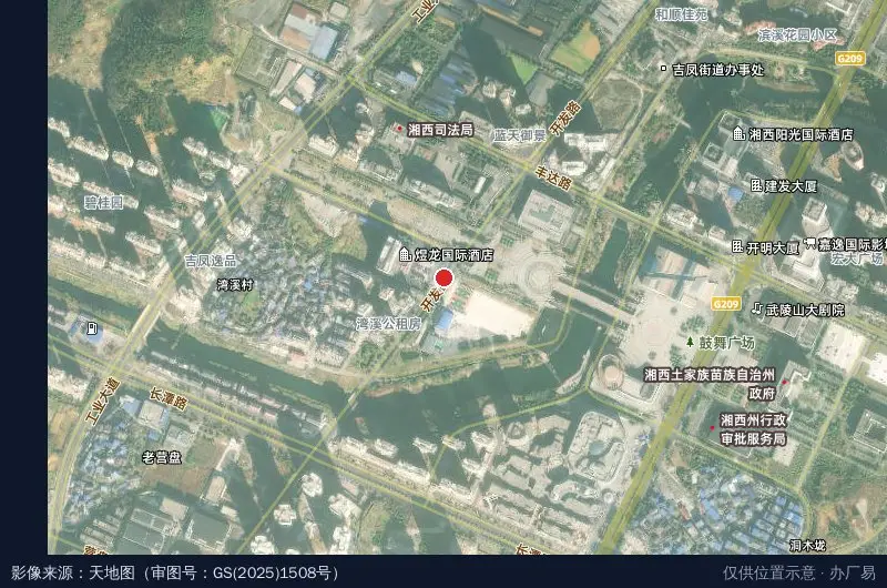 广州工业园-E1栋卫星位置示意图