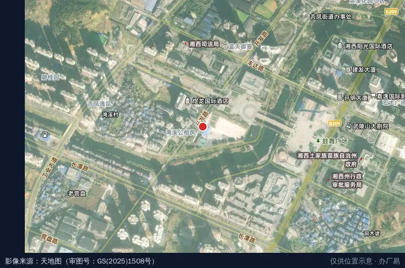 广州工业园-G1栋卫星位置示意图