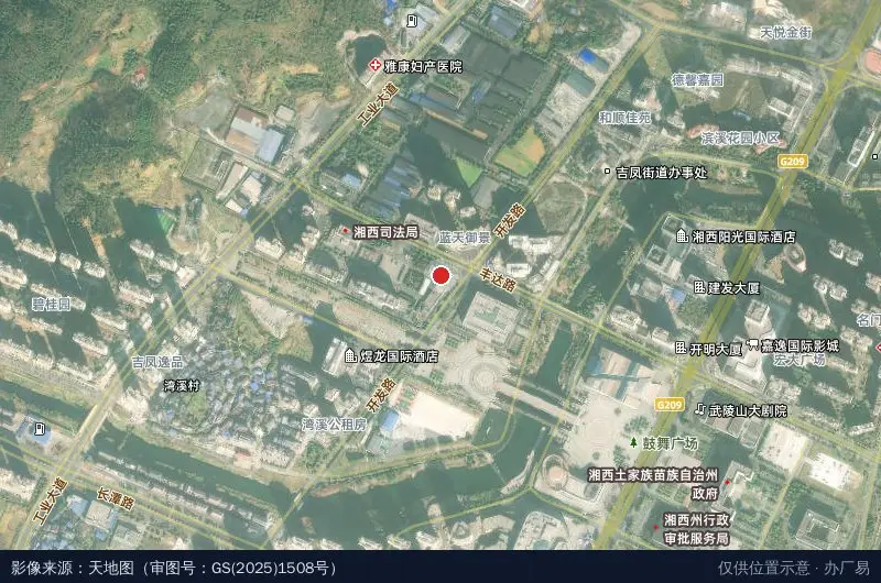 安捷朗智慧光电产业园卫星位置示意图