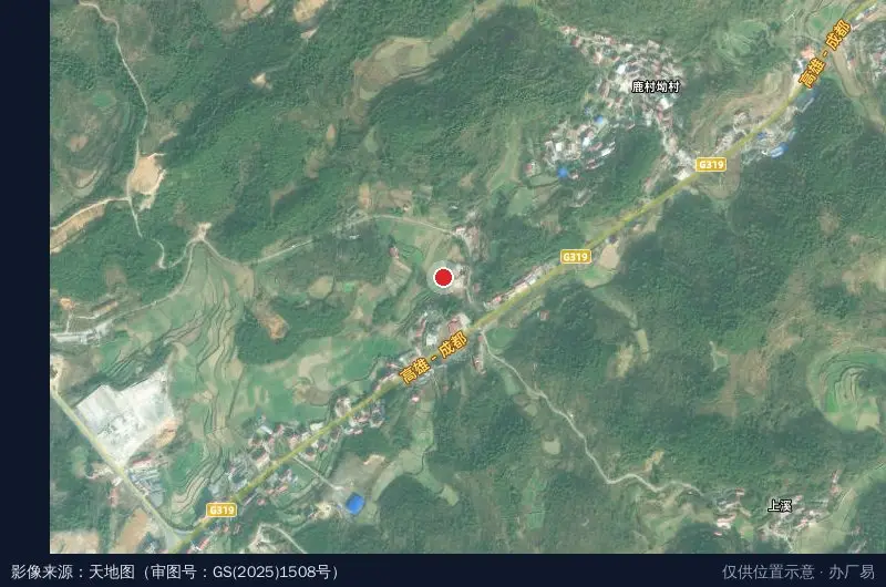 泸溪县电商产业园卫星位置示意图