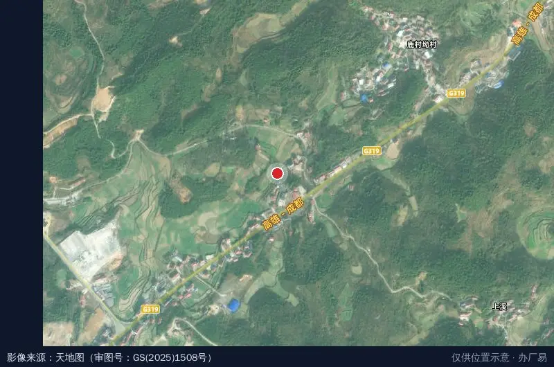 红山电商产业园卫星位置示意图