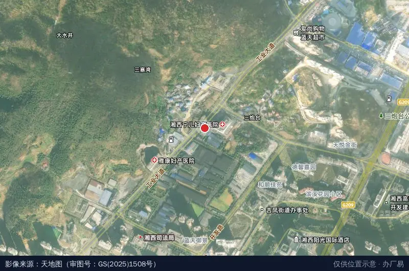 吉凤逸品卫星位置示意图