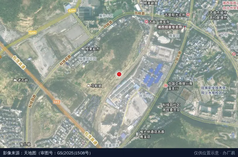 科技园路卫星位置示意图