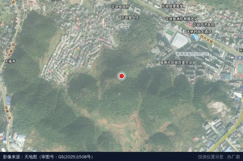 湖南省湘西花垣农业科技园区特色中药材研发中心卫星位置示意图