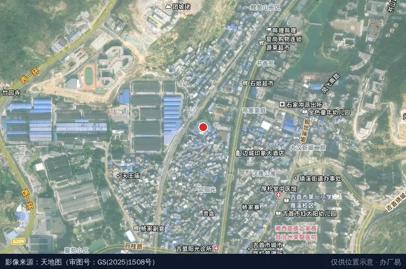 新桥路/科技园北路(路口)卫星位置示意图