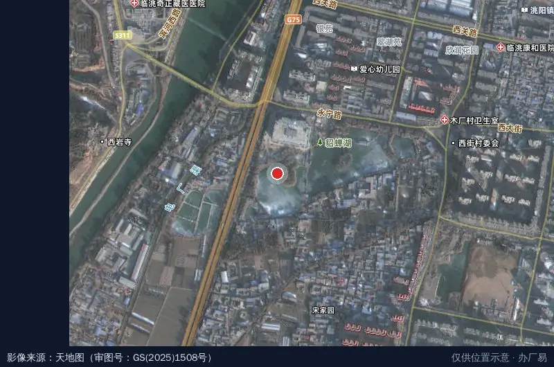 西北热泵装备产业基地卫星位置示意图