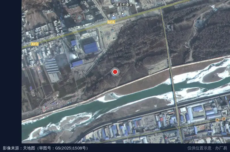 甘肃省定西市岷县岷阳镇工业开发区66号-四楼卫星位置示意图