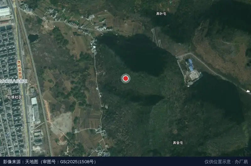 八仙产业园-三期卫星位置示意图