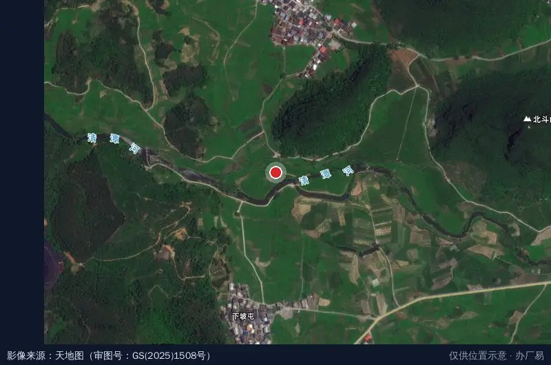 环江毛南疗桑温泉度假村·平治桑蚕文化产业园卫星位置示意图