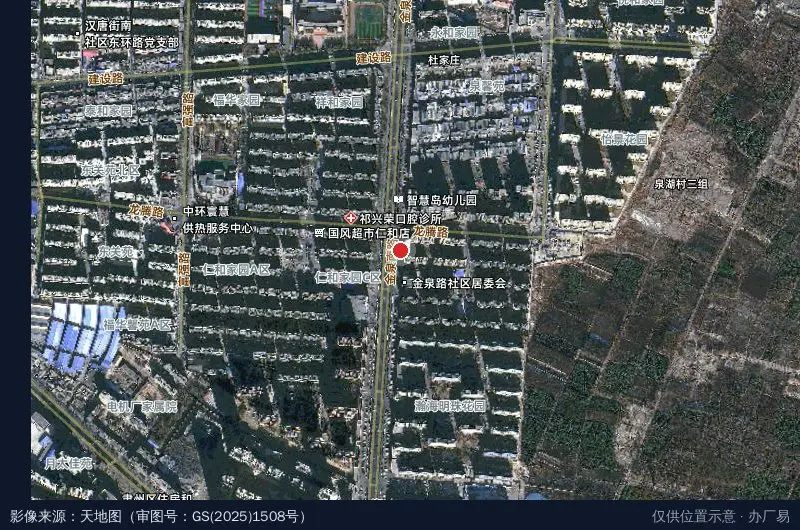 肃州区司法局工业园司法所卫星位置示意图