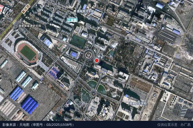 高新东路卫星位置示意图