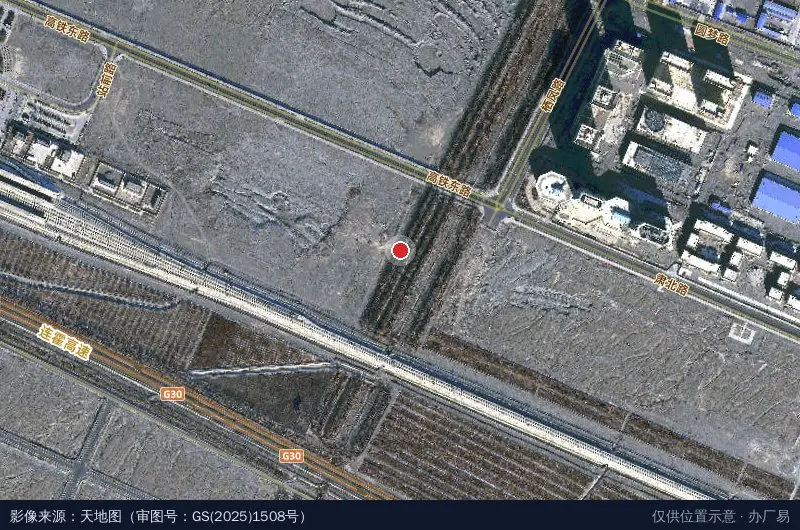 酒泉正泰新能源科技有限公司(南园)卫星位置示意图
