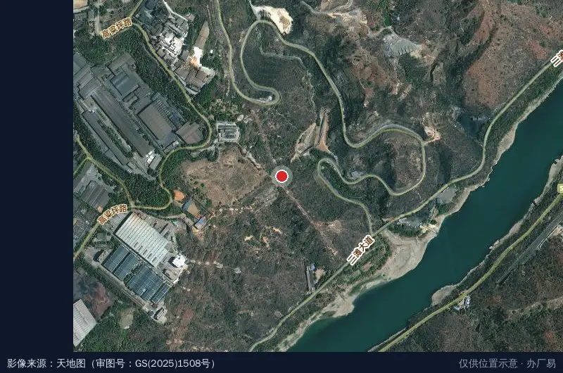 攀枝花高新技术产业园区高梁坪园卫星位置示意图