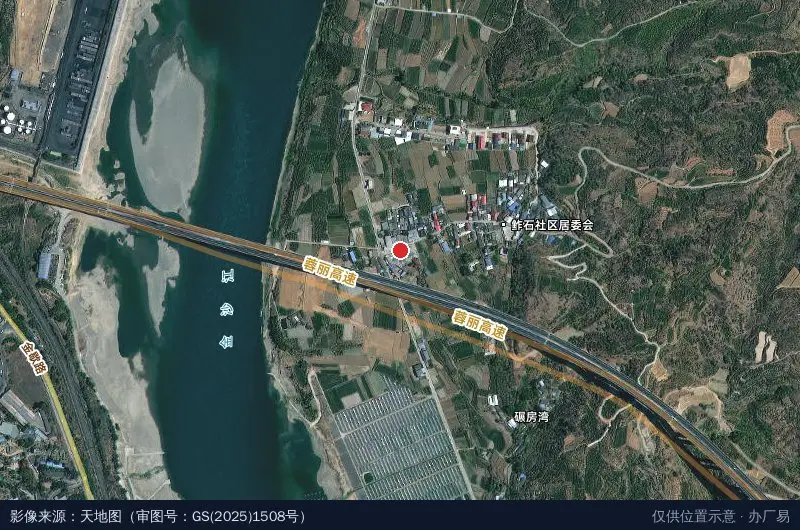 攀枝花钒钛产业园区团委卫星位置示意图